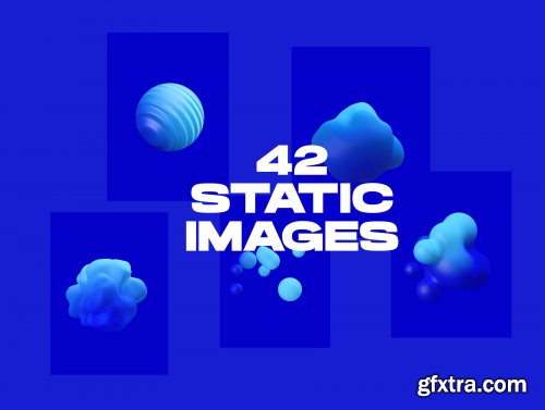 3D ANIMATED ABSTRACT SHAPES