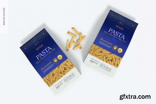 Pasta paper bags mockup