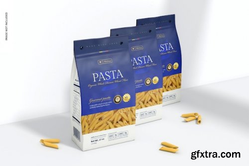 Pasta paper bags mockup