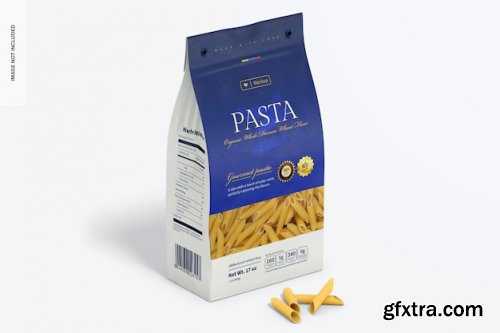 Pasta paper bags mockup