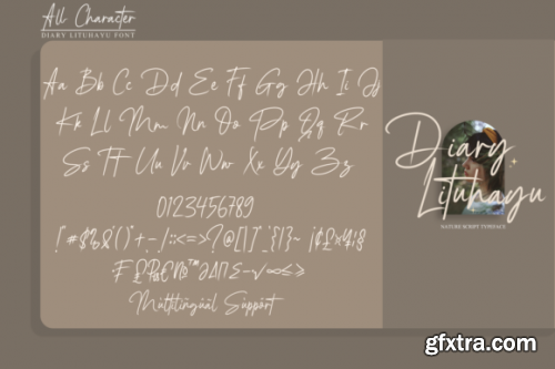  Diary Lituhayu Font