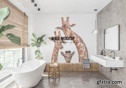  Frame Mockup Interior Mockup Bathroom