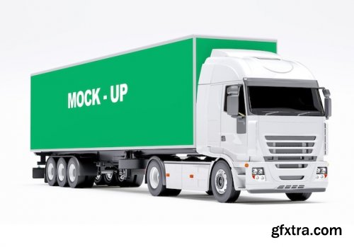 Truck Car Mockup