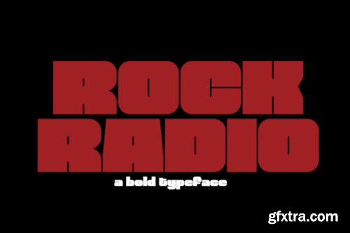  Rock Radio Font