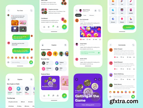 Crypto Community App UI Kit