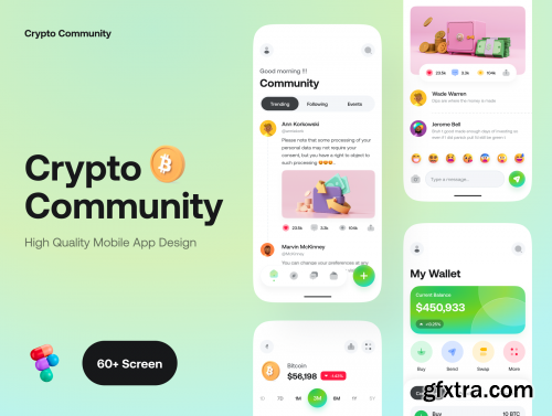 Crypto Community App UI Kit