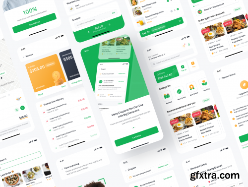 Foodies - Food Delivery App UI Kit