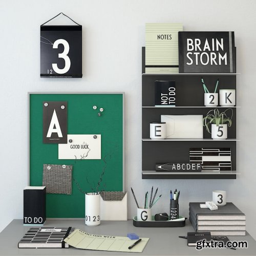 Decor letters green