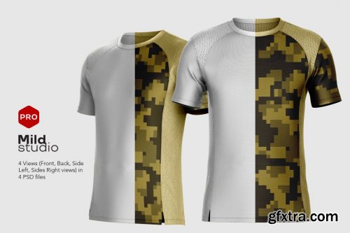 CreativeMarket - 2D Running Jersey Mockup 7073473