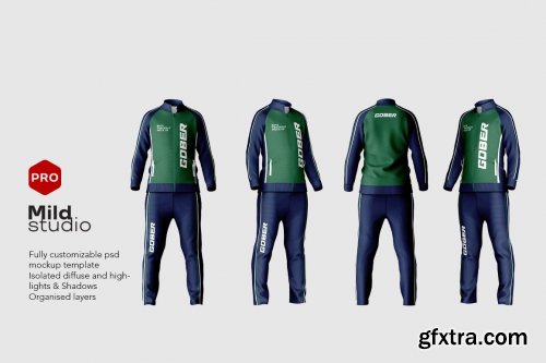 CreativeMarket - Boys Tracksuit set Mockup 7000731