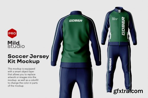 CreativeMarket - Boys Tracksuit set Mockup 7000731