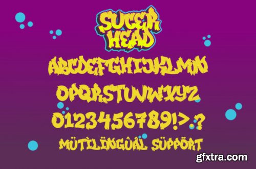  Succer Head Font