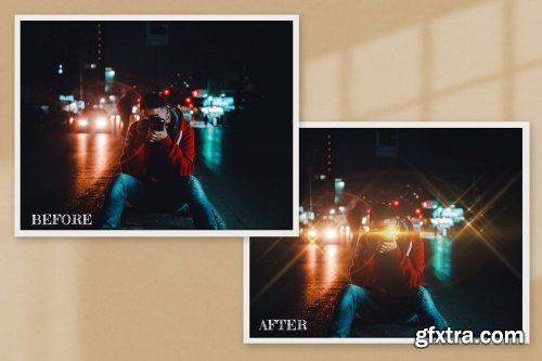 CreativeMarket - Light Flare Overlay PNG Photography 7119925