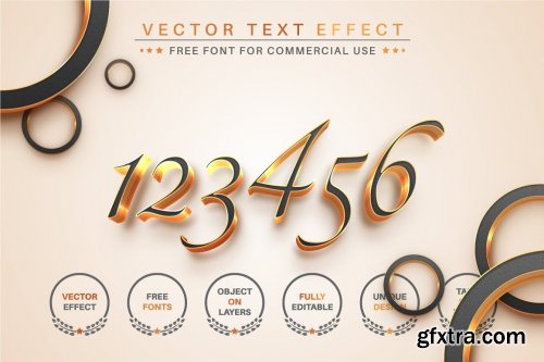 CreativeMarket - Gold Lettering Editable Text Effect 7123592