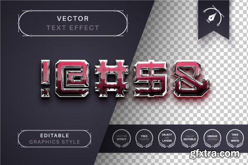 CreativeMarket - Reflect Steel - Editable Text Effect 7093575