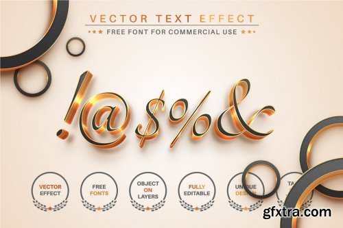 CreativeMarket - Gold Lettering Editable Text Effect 7123592