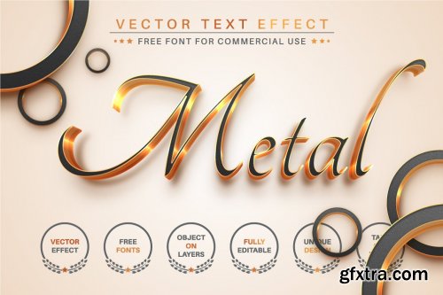 CreativeMarket - Gold Lettering Editable Text Effect 7123592