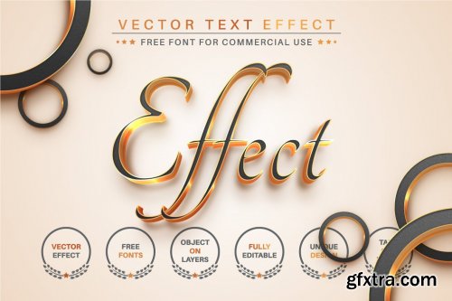 CreativeMarket - Gold Lettering Editable Text Effect 7123592