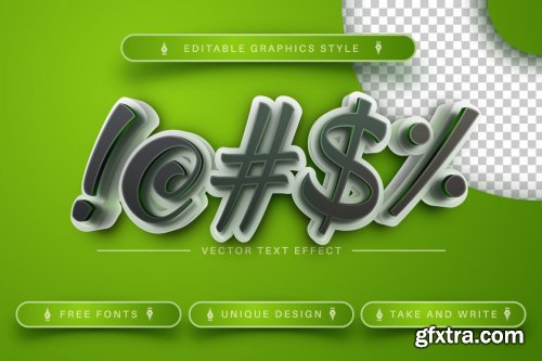 CreativeMarket - 3D Green - Editable Text Effect 7126021