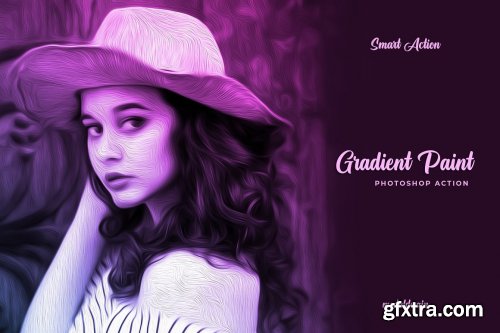 CreativeMarket - Gradient Oil Paint - PS Action 7111272