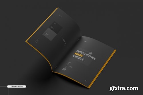 A4 a5 brochure catalog magazine mockup