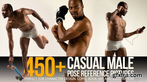 ArtStation - Grafit Studio - 450+ Casual Male Pose Reference Pictures