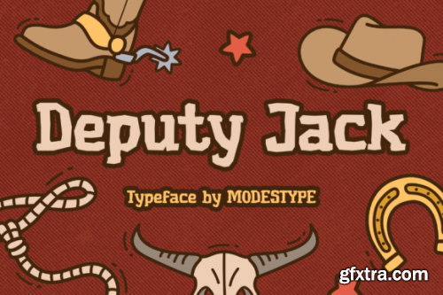 Deputy Jack - Cowboy Kids Font