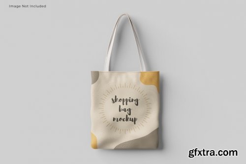 Shopping bag paper mockup