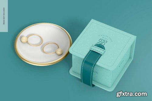 Small ring box mockup