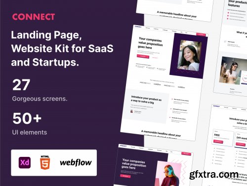 Connect | Plug & Play Website Kit for Startups