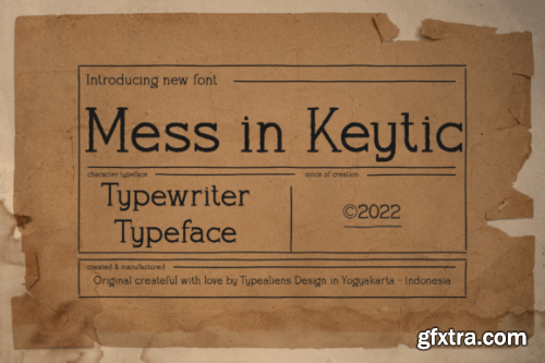  Mess in Keytic Font