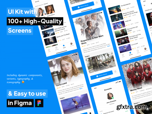 Moviers - Movie Streaming App UI Kit