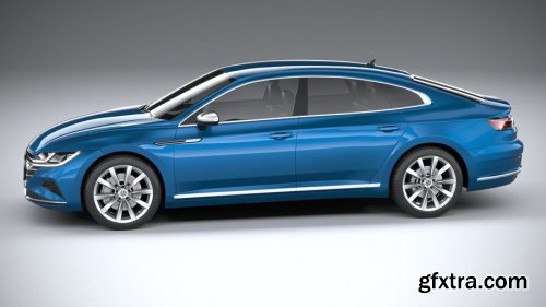 Volkswagen Arteon Hybrid 2021 3D Model