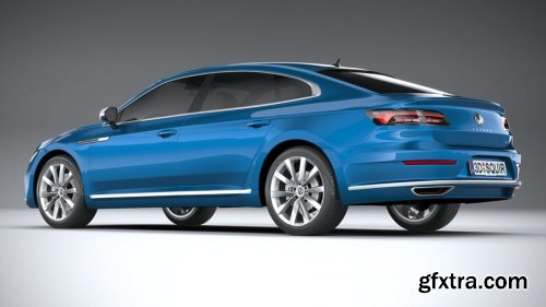 Volkswagen Arteon Hybrid 2021 3D Model