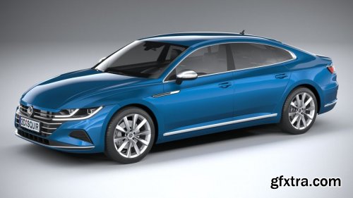 Volkswagen Arteon Hybrid 2021 3D Model