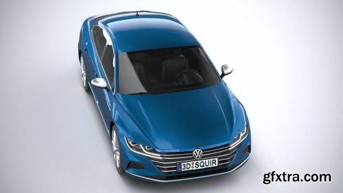 Volkswagen Arteon Hybrid 2021 3D Model