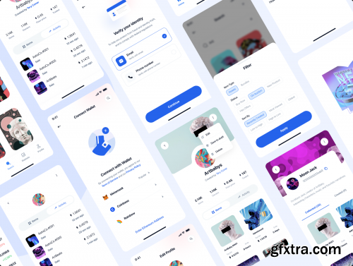 NFTEX - NFT Market App UI Kit