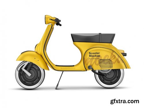 Premium scooter mockup