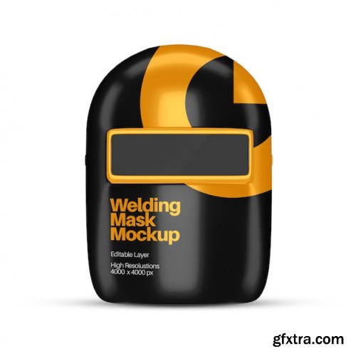 Welding helmet mockup