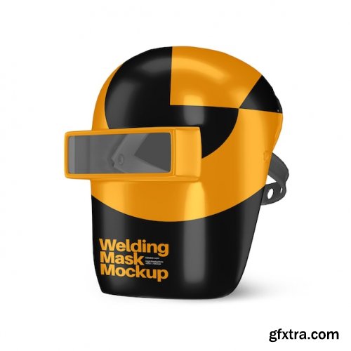 Welding helmet mockup