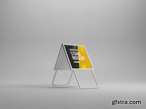  Advertisement Stand Banner Mockups