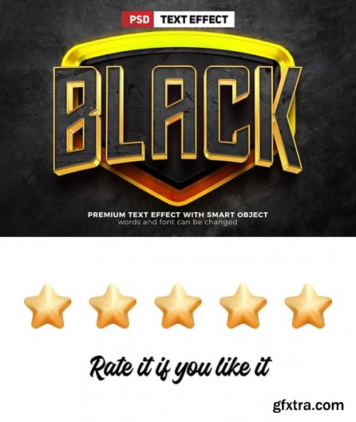 GraphicRiver - Black Esport Editable Text Effect PSD 36584142