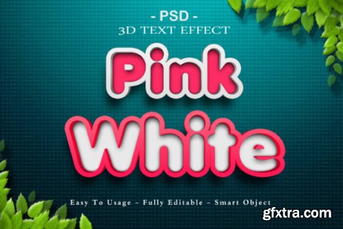 4 Packs 3d Cartoon Colors Text Effect