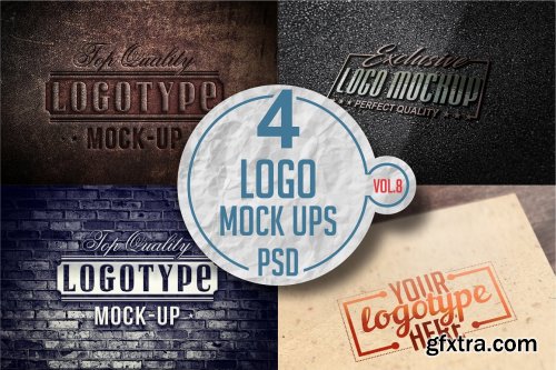 CreativeMarket - Logo Mock-up Pack Vol.8 3331871