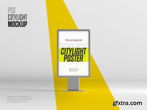 City light billboard mockups