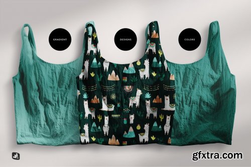 CreativeMarket - Zero Waste Linen Grocery Bag Mockup 6629119