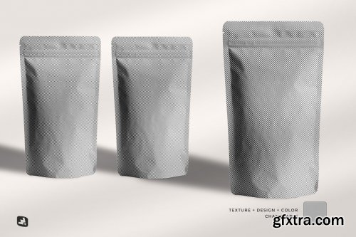 CreativeMarket - Paper Pouch Bag Packaging Mockup 6504939