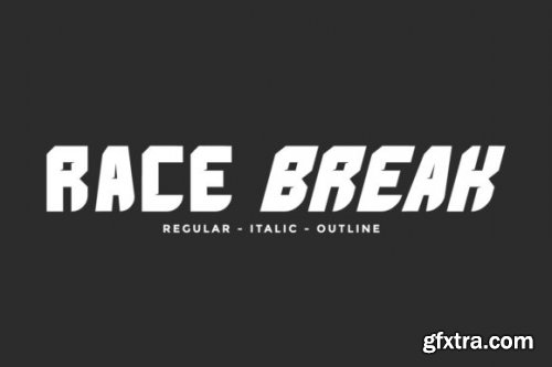  Race Break Font