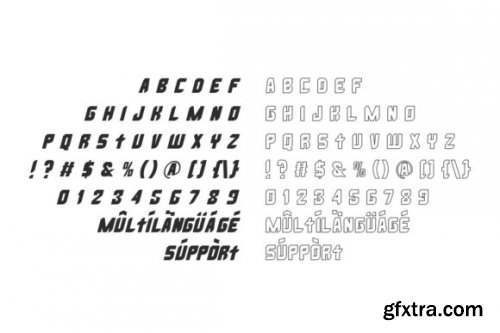  Race Break Font