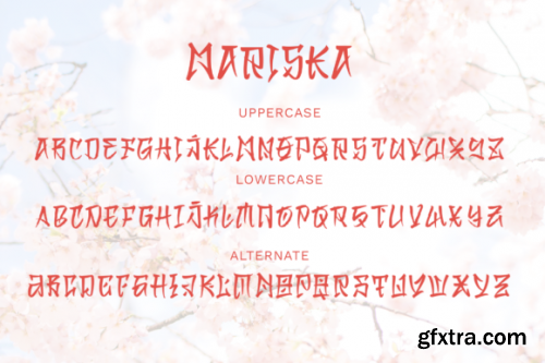 Mariska - Japanese Font